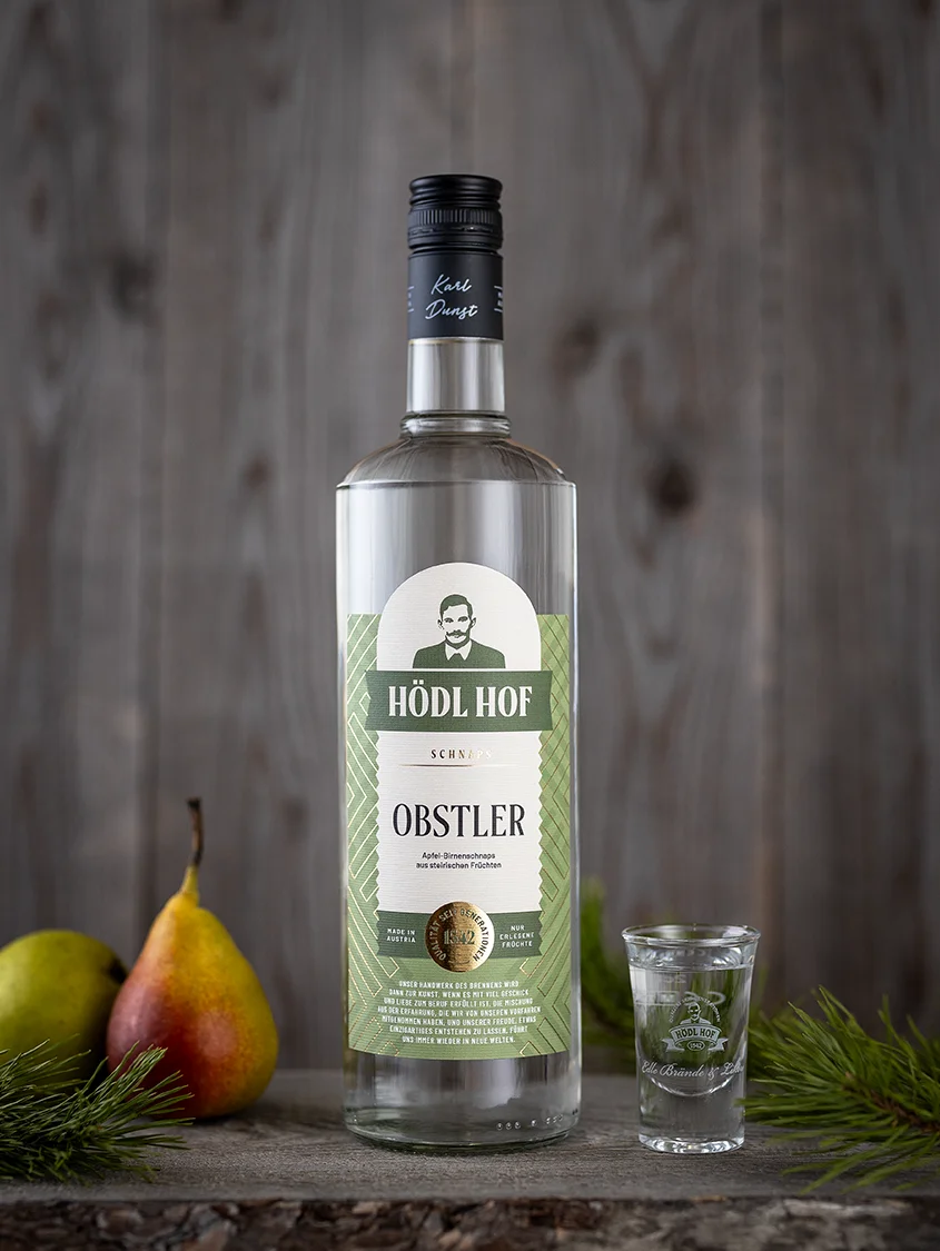 Hödl Hof Obstler Schnaps | 38% Vol. | 1,0ll