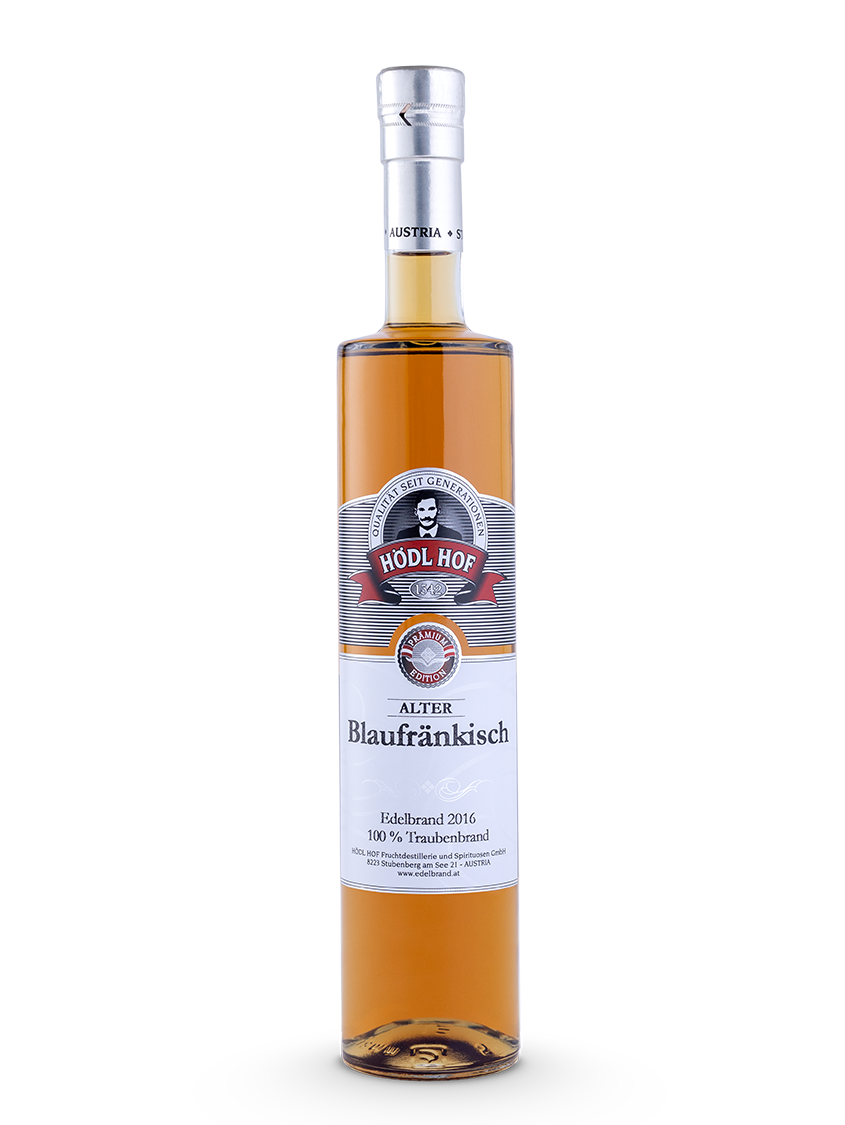 Hödl Hof Blaufränkisch Edelbrand Holzfass 2016 | 42% Vol. | 0,5l