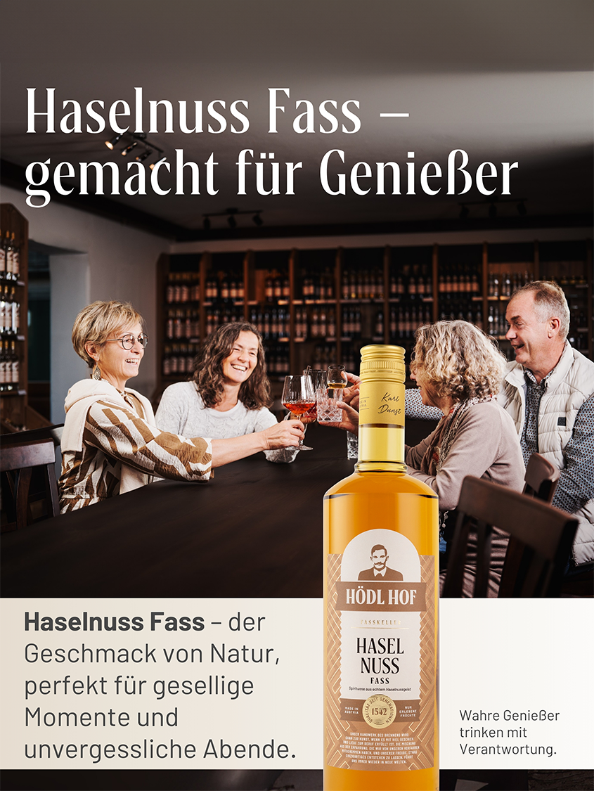 Hödl Hof Haselnuss Schnaps Fassgelagert | 38% Vol. | 0,7l
