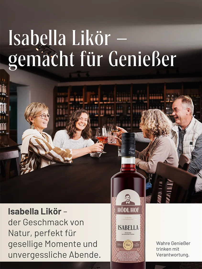 Hödl Hof Uhudler Isabella Likör | 20% Vol. | 0,5l