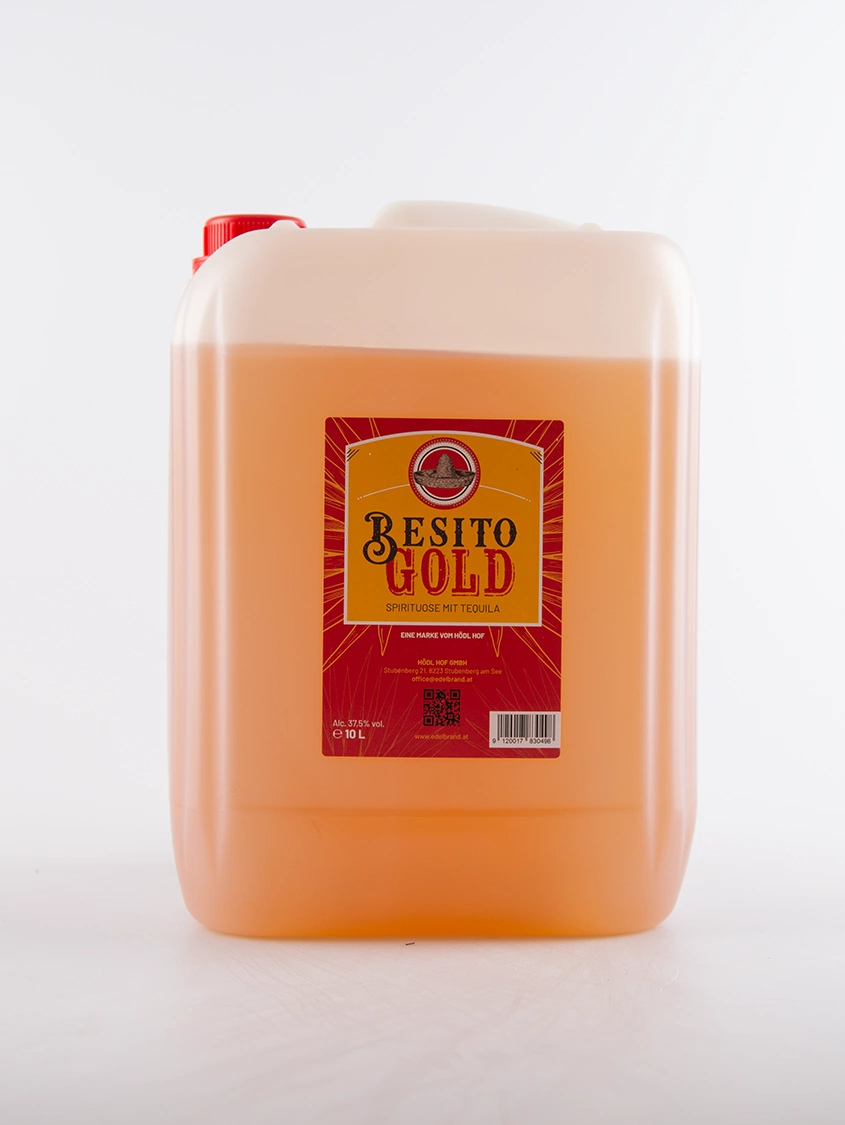 Besito Gold Tequila | Vol. 37,5% | 10,0l 