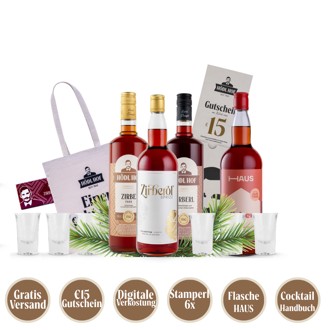 Zirbenschnaps Premium Vorteil-Set