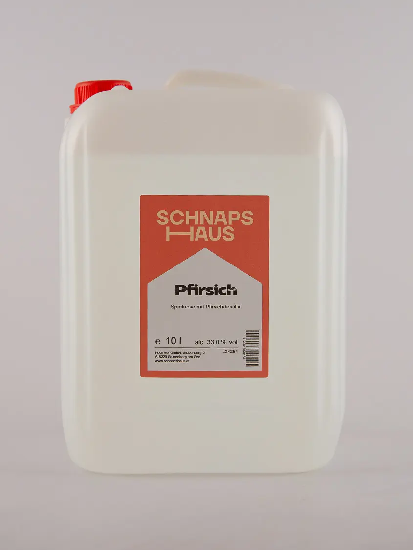 HAUS Pfirsich Schnaps | 33% Vol. | 10,0l