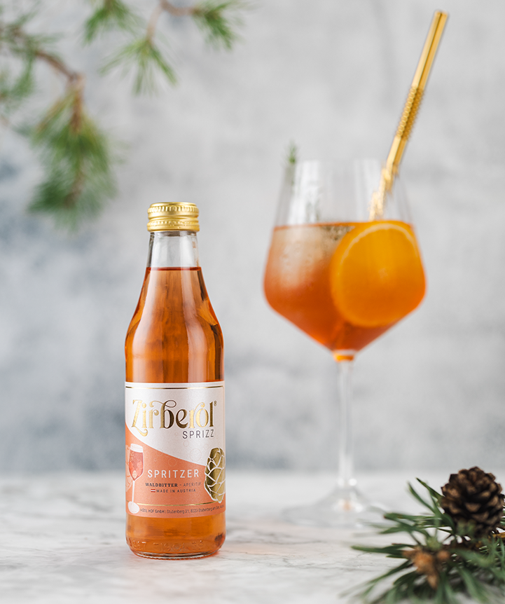 Zirberol Sprizz | Zirbenspritzer | 12 x 0,25 l trinkfertig