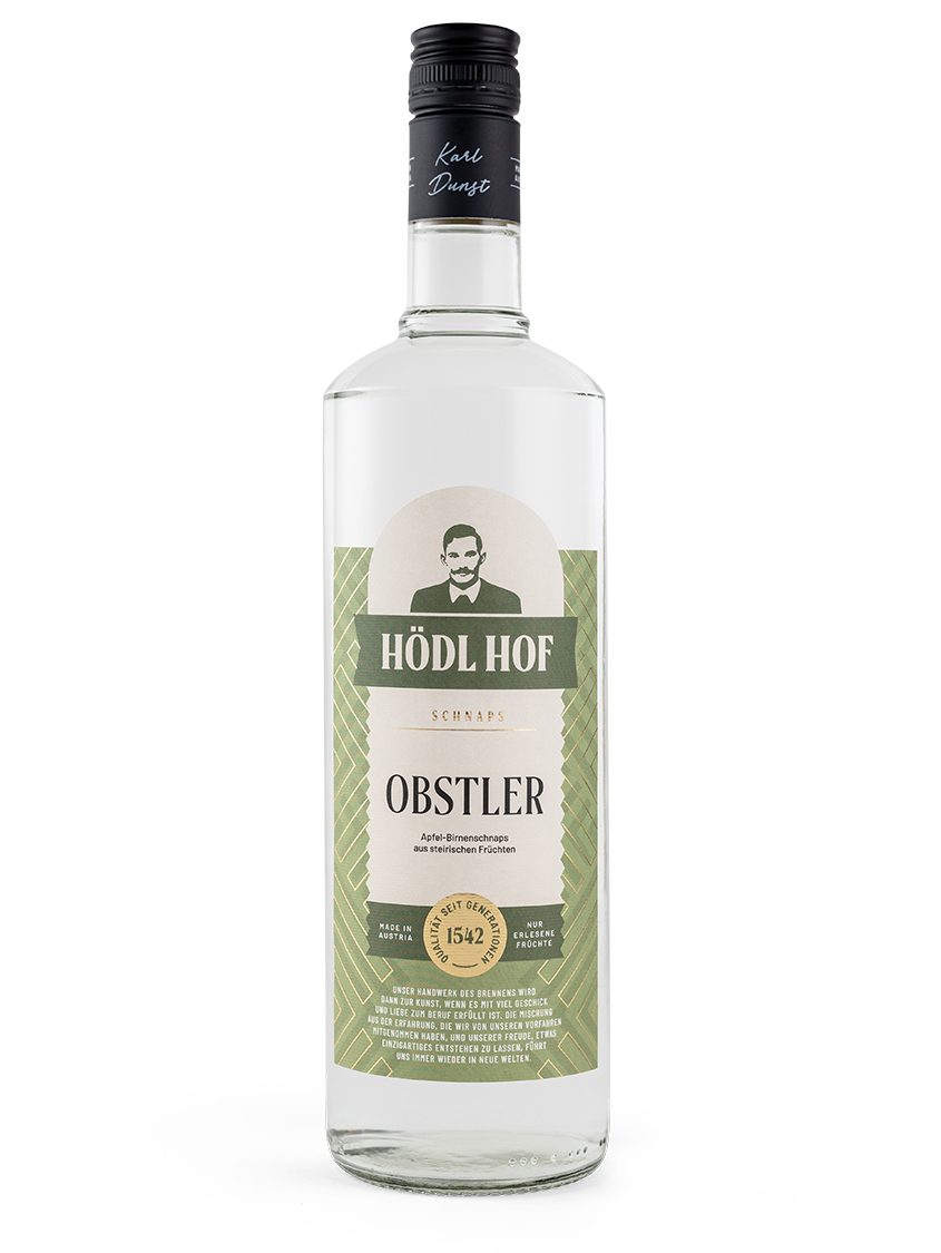 Hödl Hof Obstler Schnaps | 38% Vol. | 1,0l