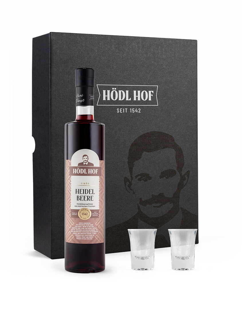 Hödl Hof Geschenkset Heidelbeer Likör | 0.5l
