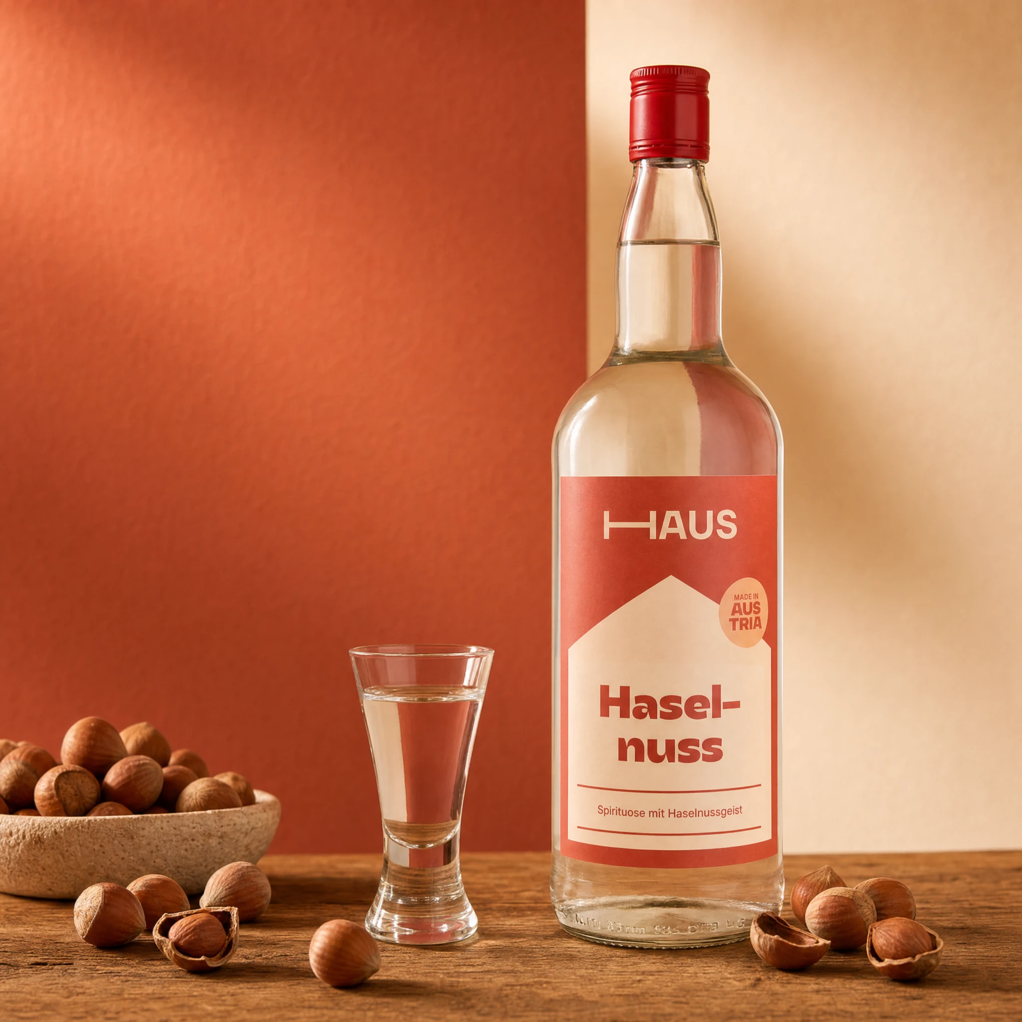 HAUS Haselnuss  Schnaps | 33% Vol. | 1,0l