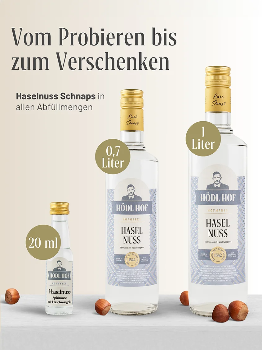 Hödl Hof Haselnuss Schnaps | 33% Vol. | 0,7l