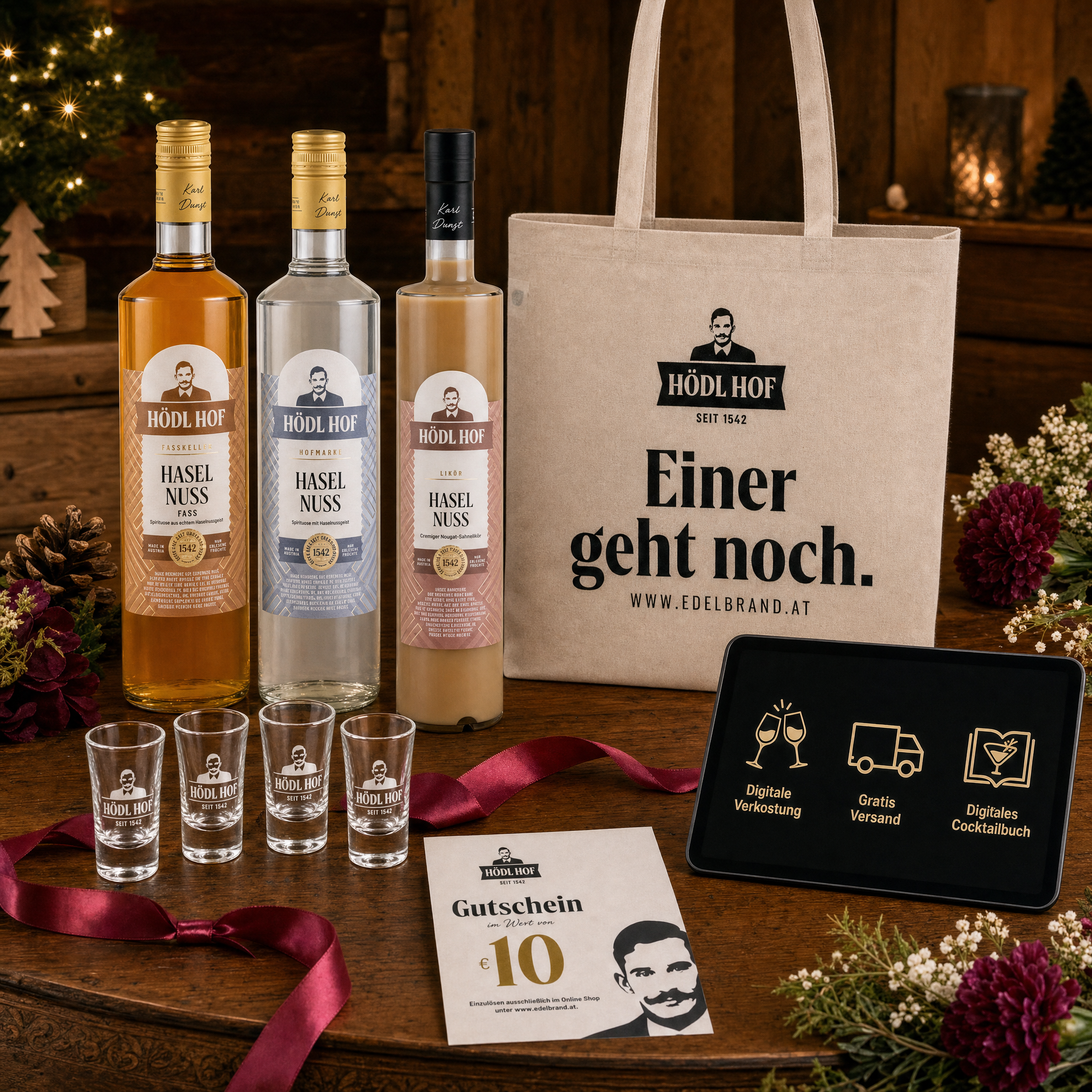 Haselnuss-Schnaps & Likör Genießer Vorteilsset
