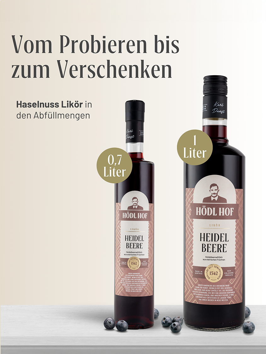 Hödl Hof Heidelbeere Likör | 20% Vol. | 0,5l