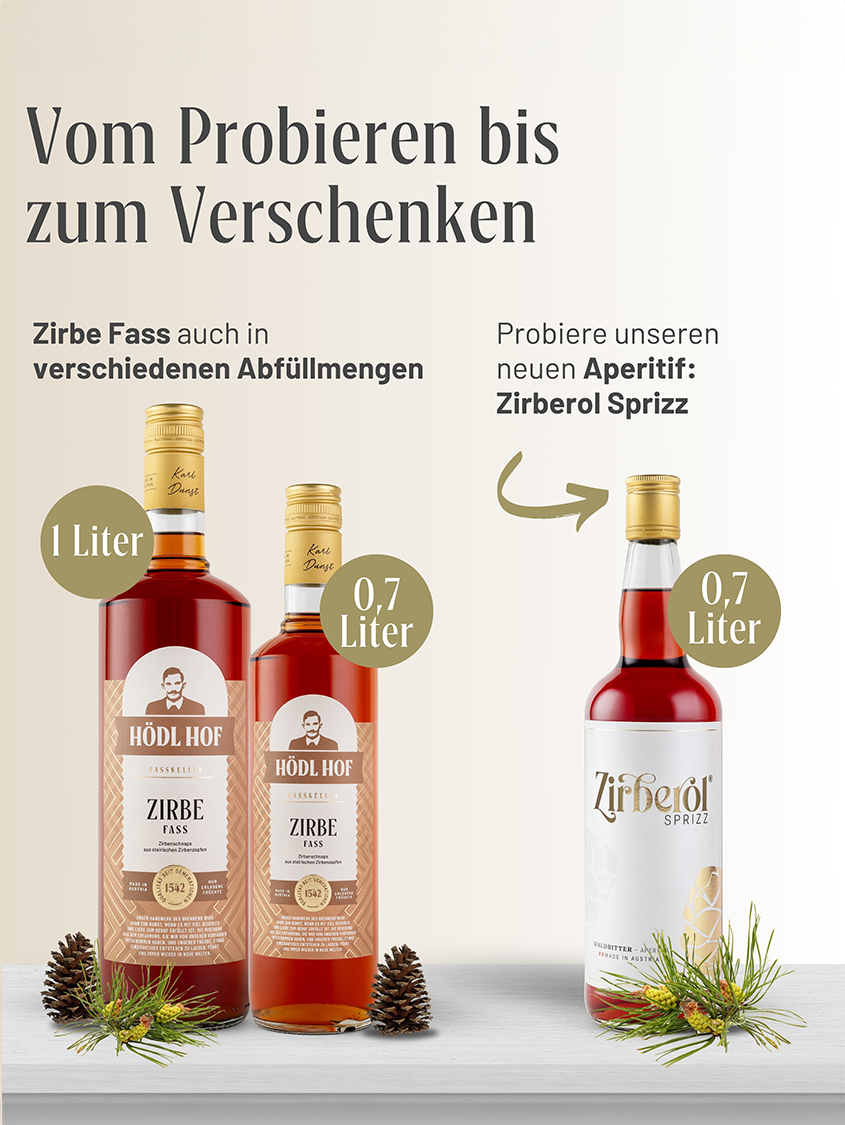 Hödl Hof Zirbenschnaps Fassgelagert | 38% Vol. | 0,7l