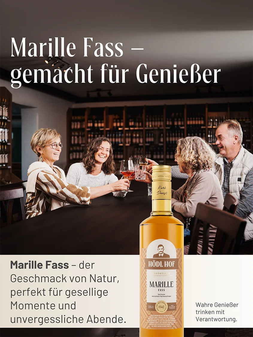Hödl Hof Alte Marille Fass Schnaps Fassgelagert | 38% Vol. | 0,7l