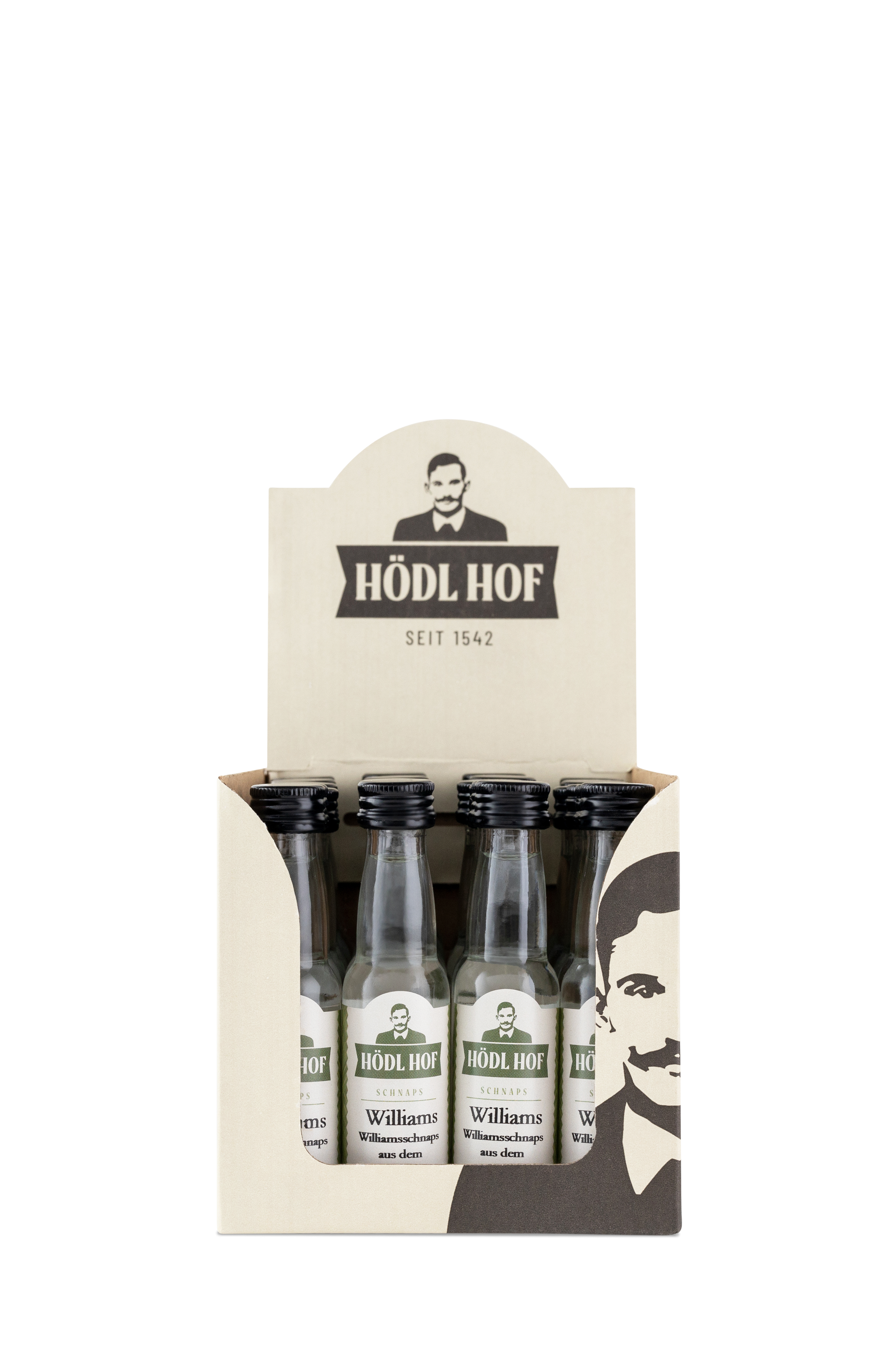 Hödl Hof Williams Schnaps | 38% Vol. | 24x0,02l