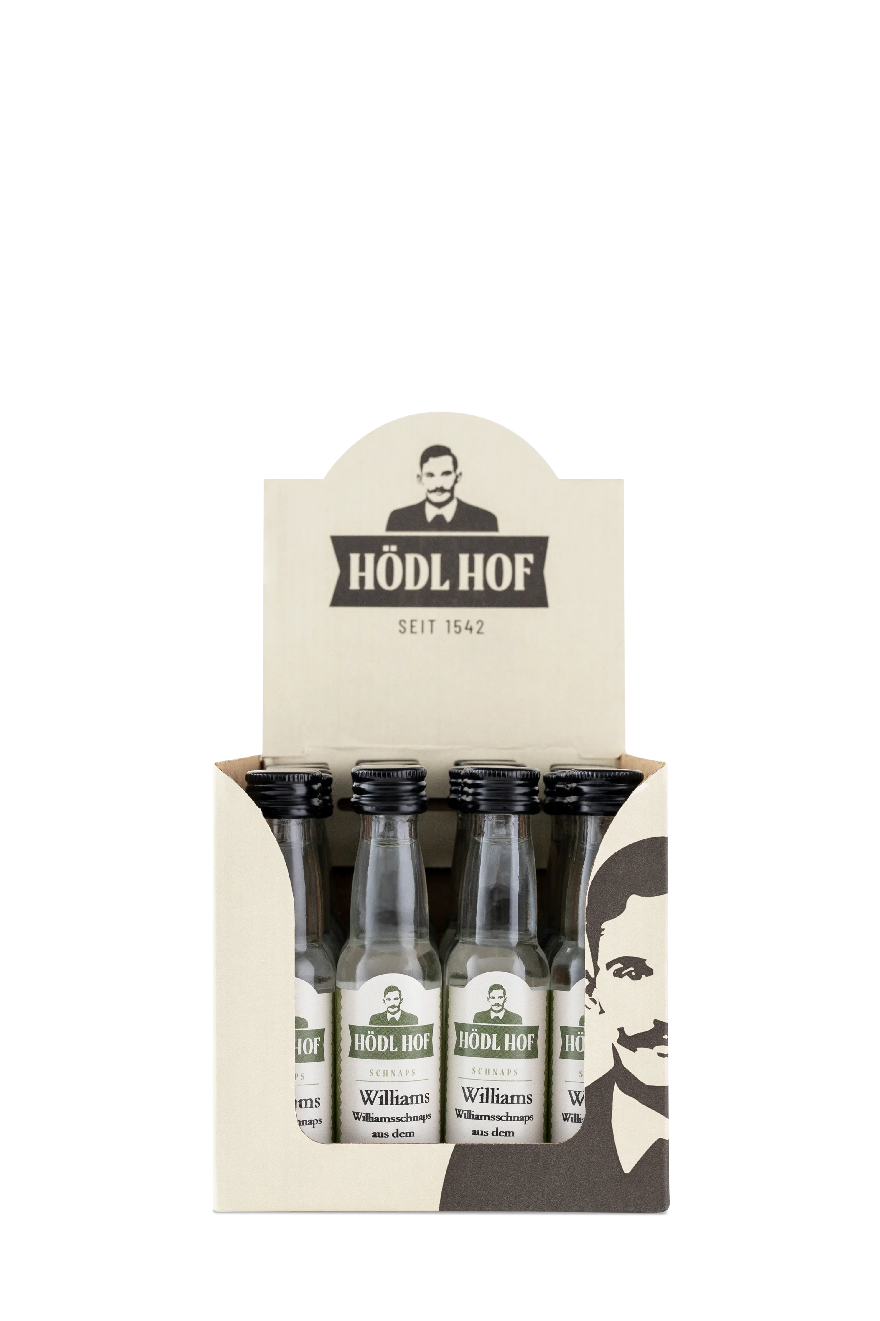 Hödl Hof Williams Schnaps | 38% Vol. | 24x0,02l Hödl Hof Williams Schnaps | 38% Vol. | 24x0,02l