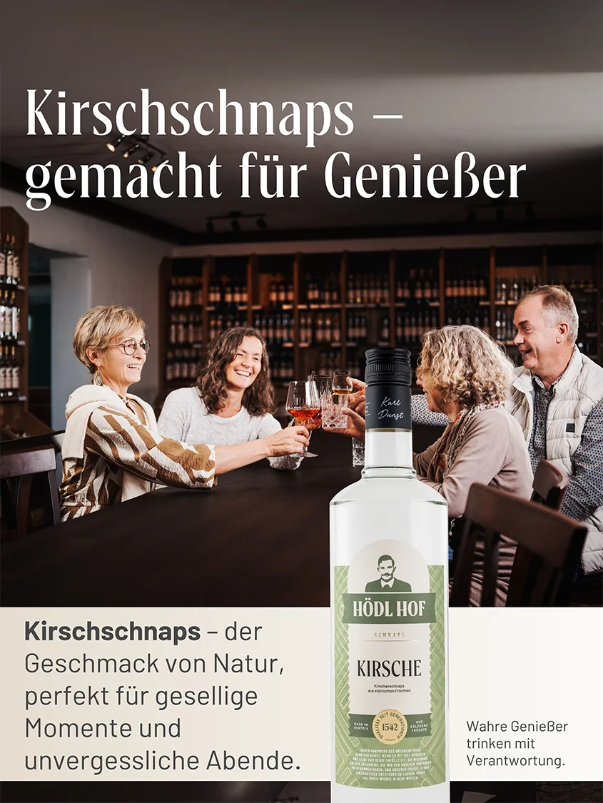 Hödl Hof Kirsche Schnaps | 38% Vol. | 1,0l