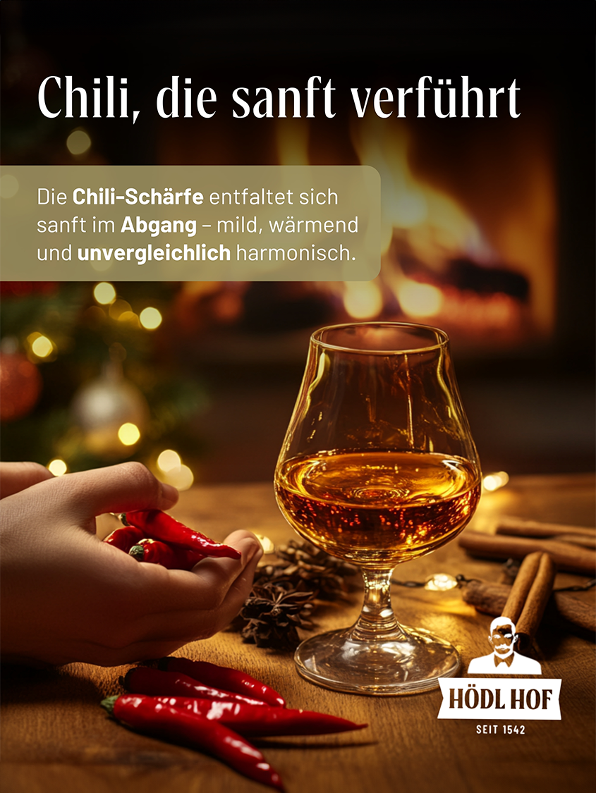 Feuerholz Whiskylikör mit Zimt & Chilli | 33% Vol. | 0,7l