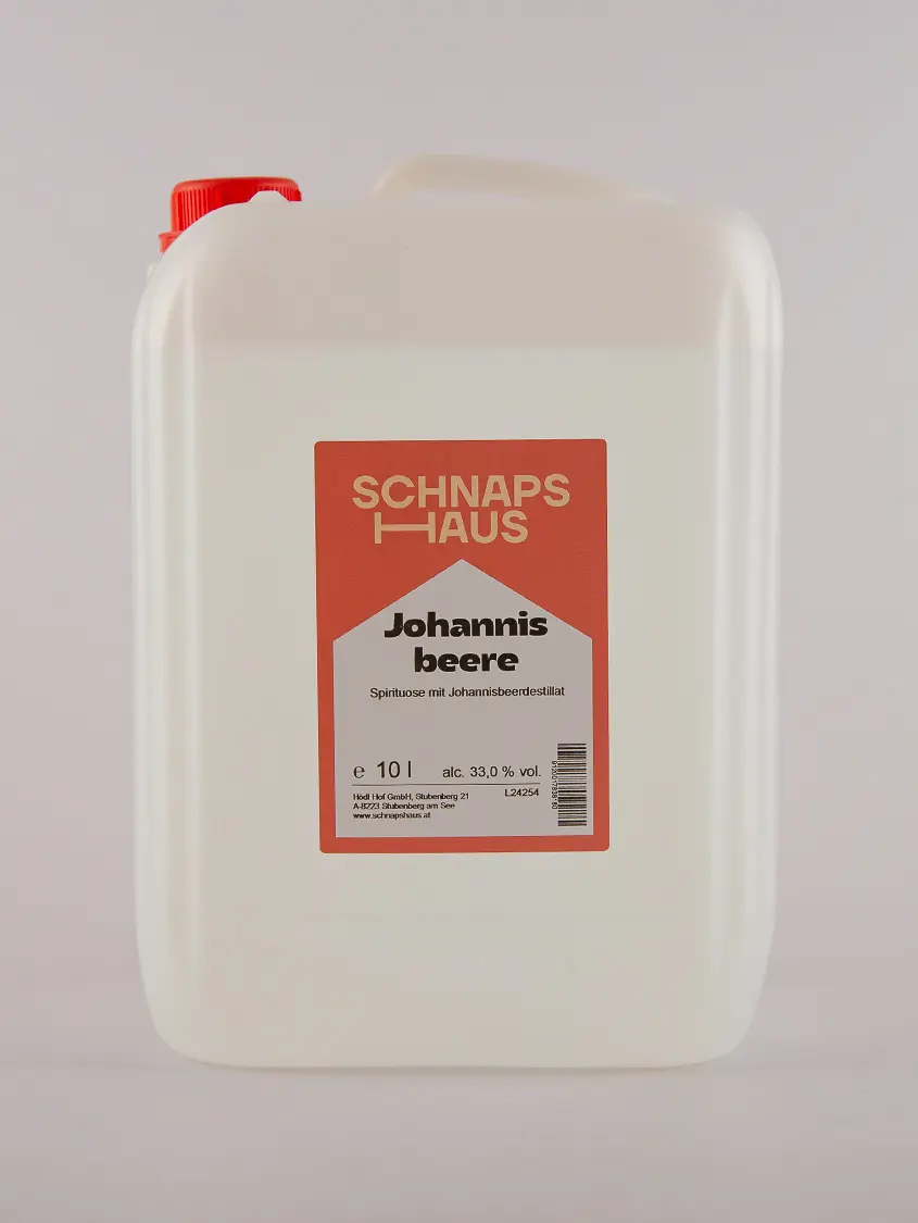 HAUS Johannisbeere Schnaps | 33% Vol. | 10,0l