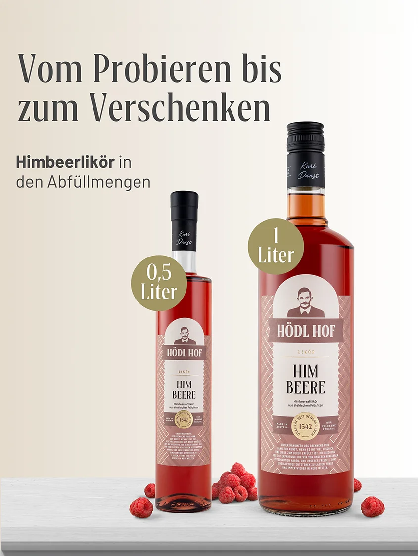 Hödl Hof Himbeere Likör | 20% Vol. | 0,5l