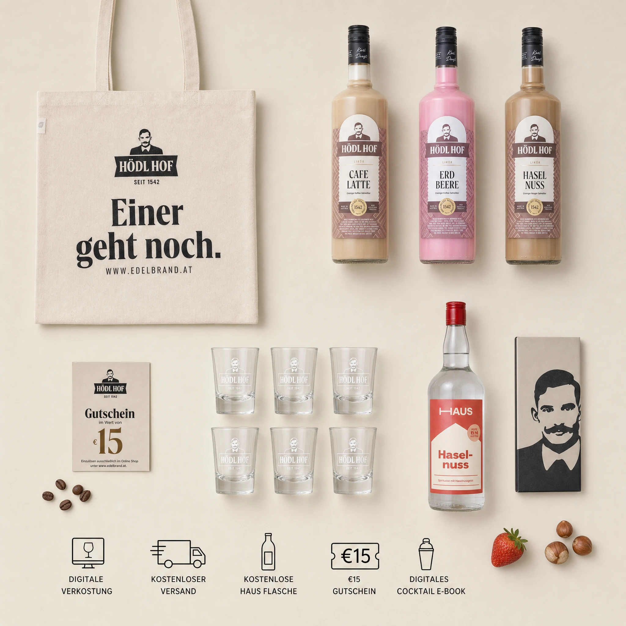 Creme Likör Premium Vorteil-Set
