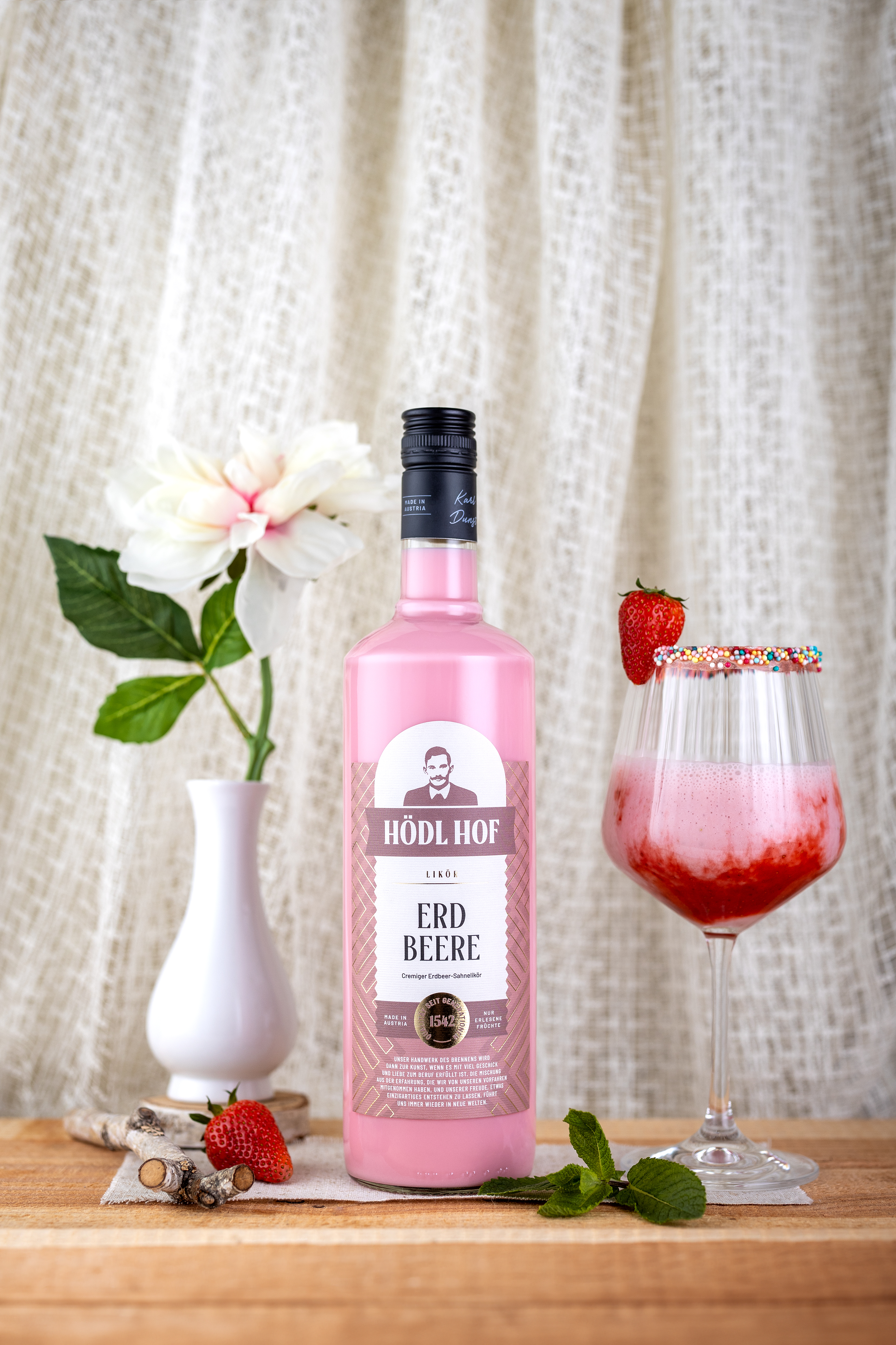Hödl Hof Erdbeere Cremelikör | 16% Vol. | 1,0l