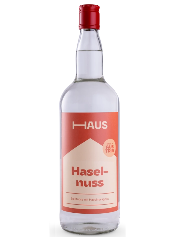 HAUS Haselnuss Schnaps | 33% Vol. | 1,0l