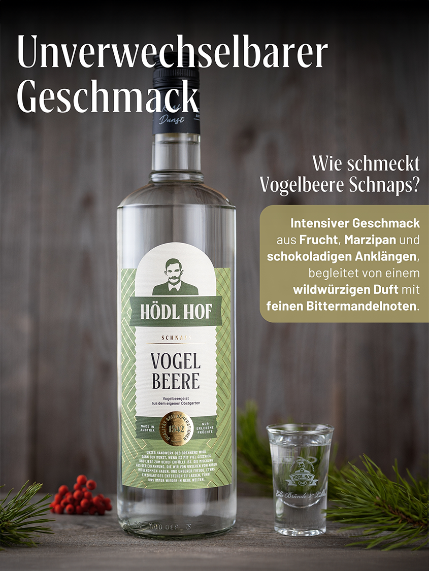 Hödl Hof Vogelbeere Schnaps | 38% Vol. | 1,0l