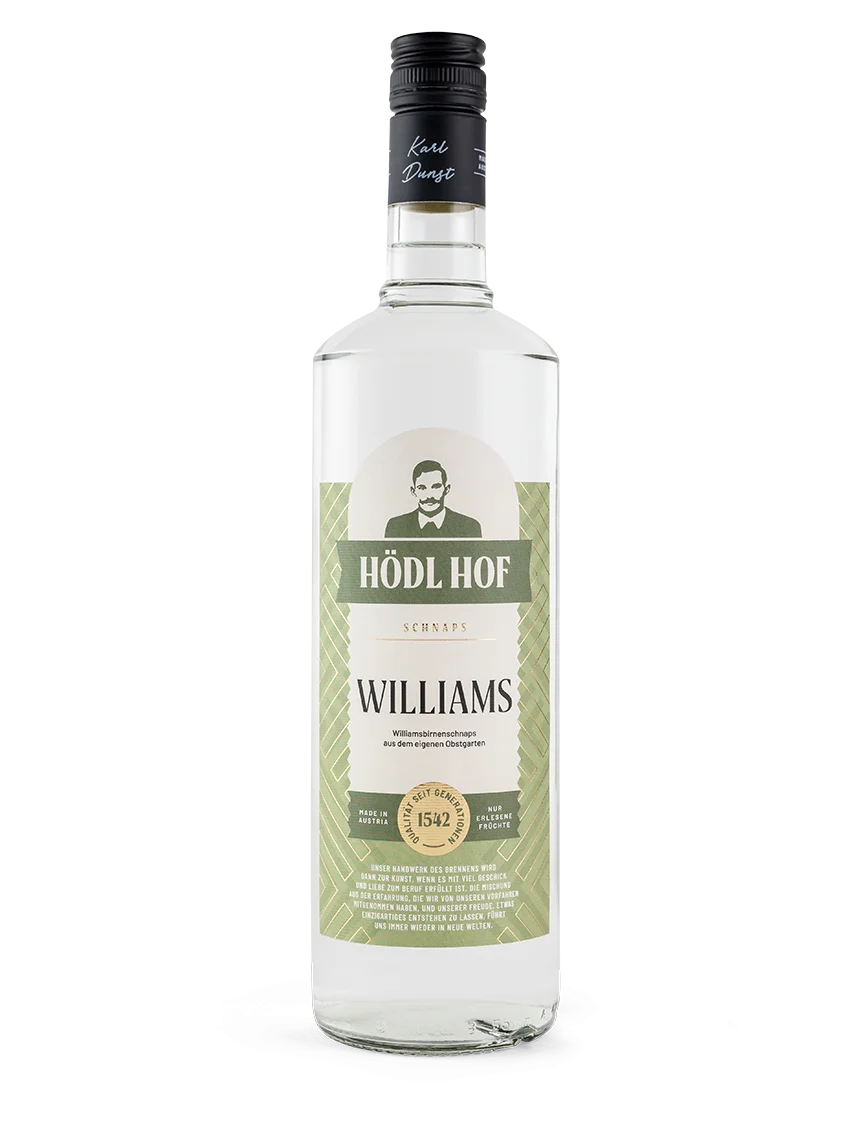 Hödl Hof Williams 38% Schnaps | 38% Vol. | 1,0l