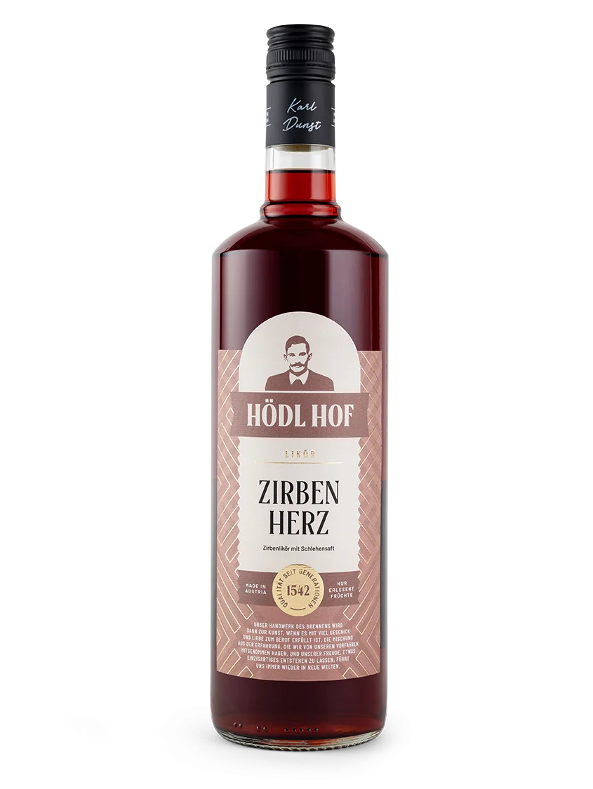 Hödl Hof "Zirbenherz" Zirbenlikör | 20% Vol. | 1,0l