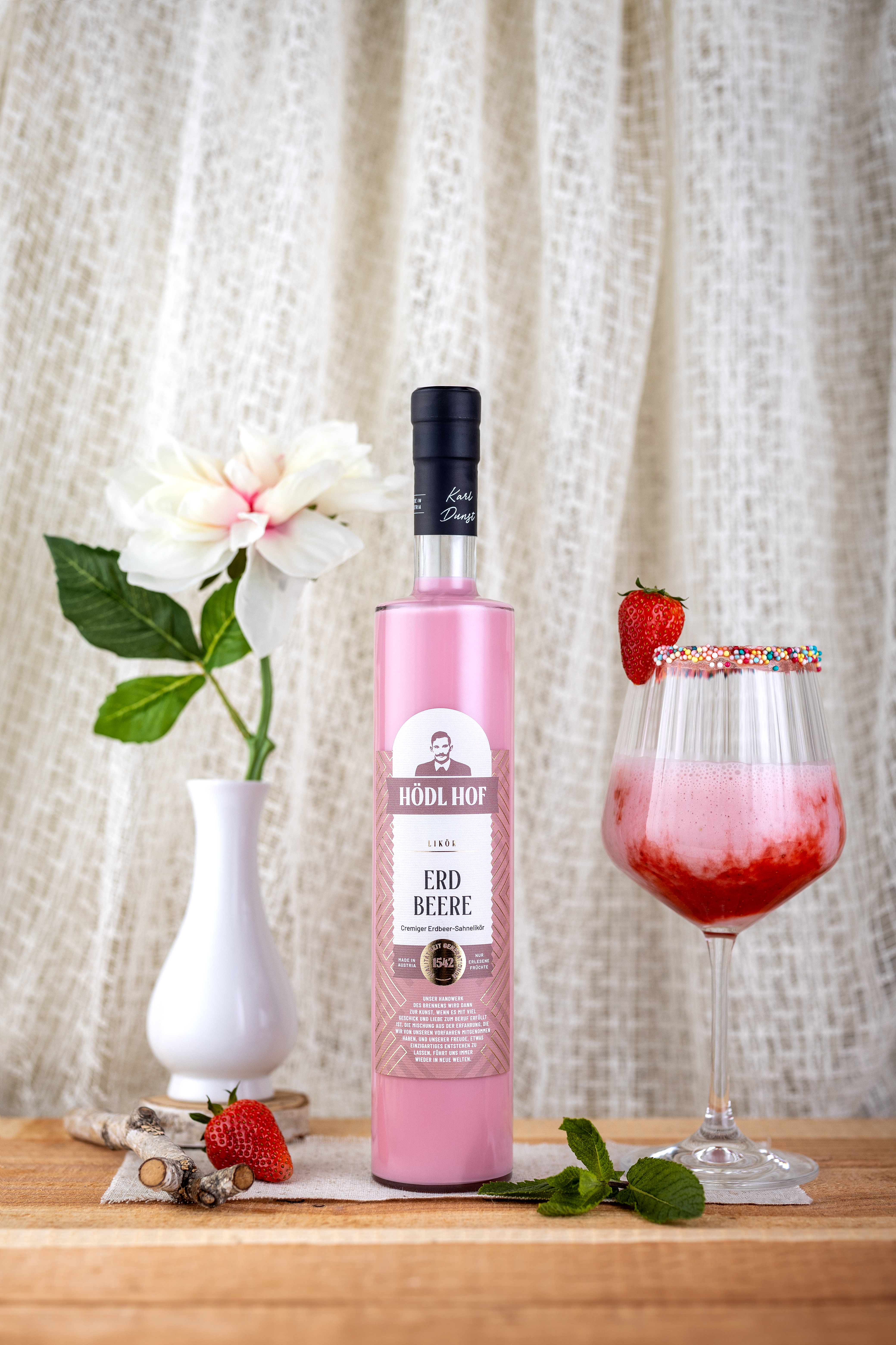 Hödl Hof Erdbeere Cremelikör | 16% Vol. | 0,5l
