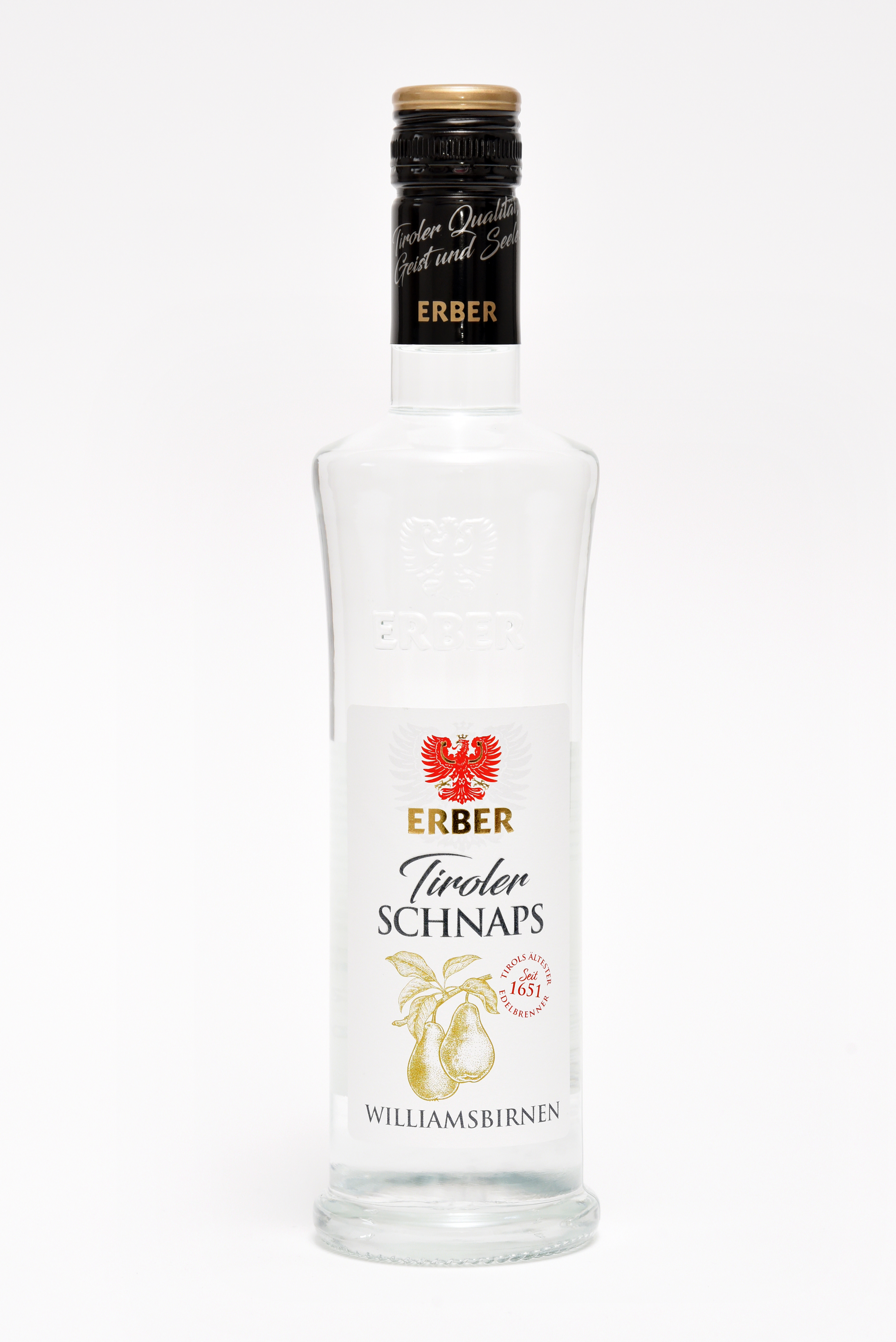 Erber Williamsbirnenschnaps | Vol. 38% | 0,5l