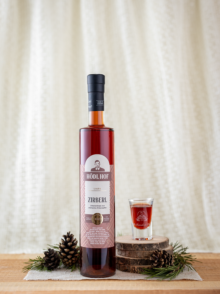 Hödl Hof Zirbenschnaps | Zirberl | Vol. 25% | 0,5l