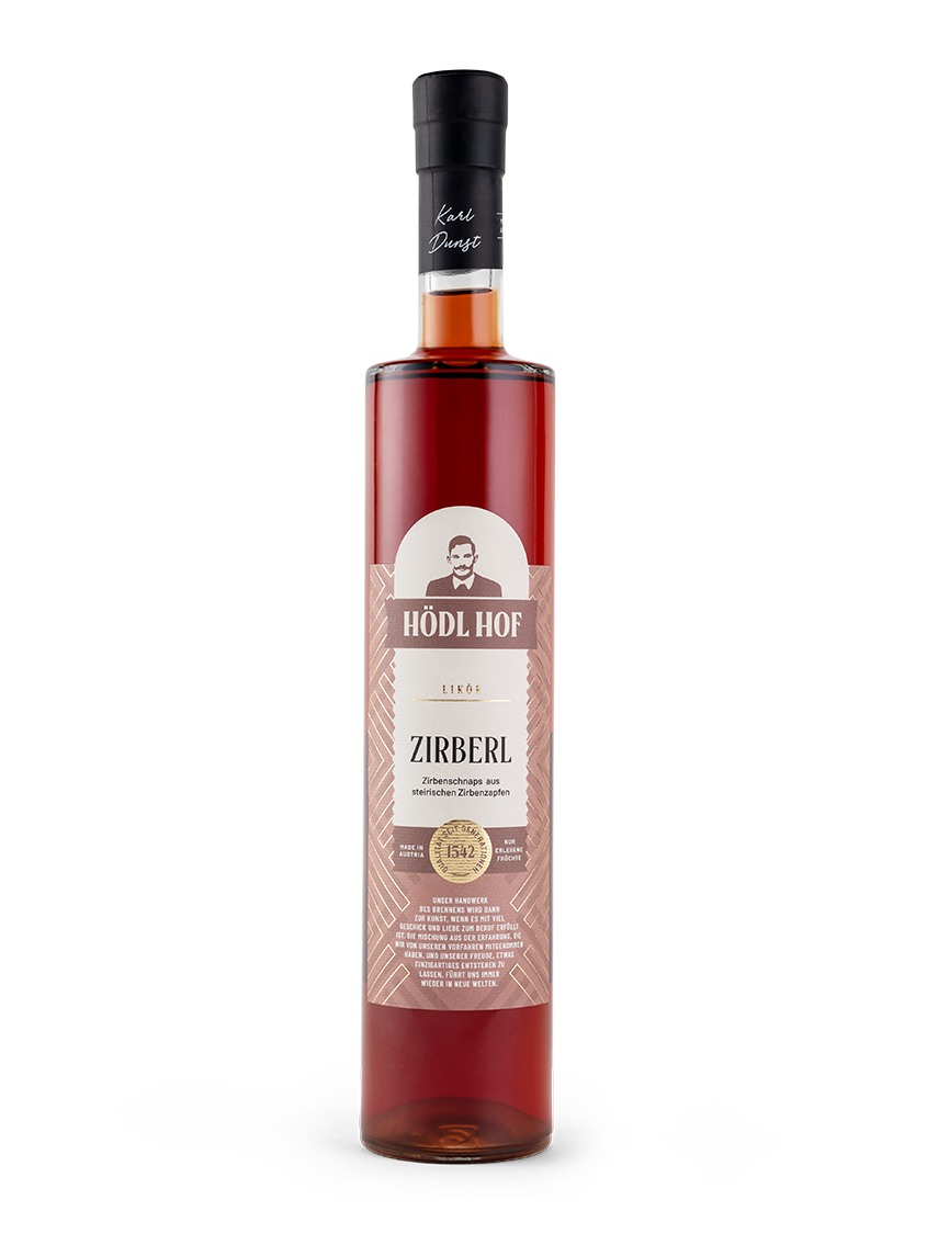 Hödl Hof Zirbenschnaps | Zirberl | Vol. 25% | 0,5l