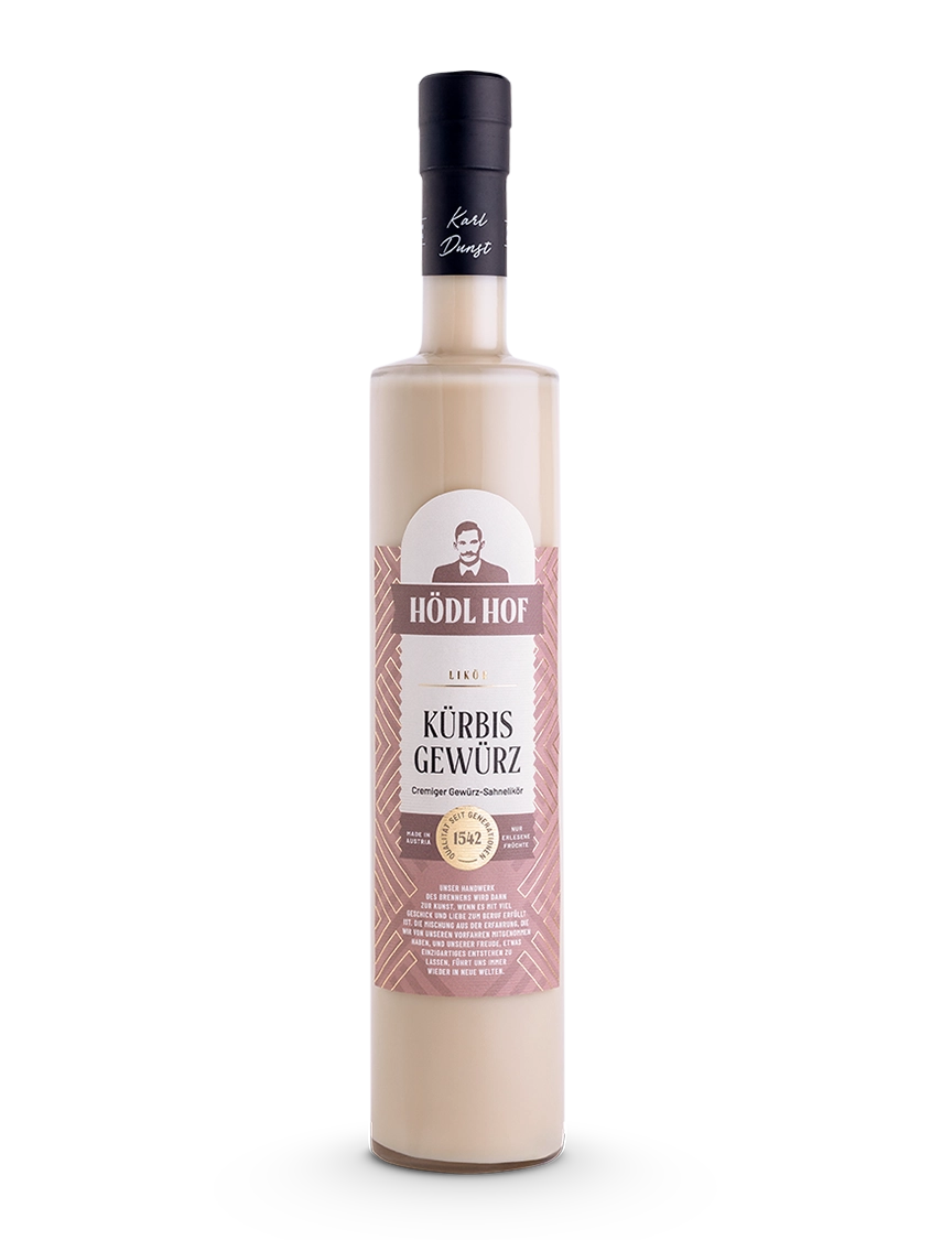 Hödl Hof "Pumpkin Spice" Kürbis Gewürz Cremelikör | 16% Vol. | 0,5l