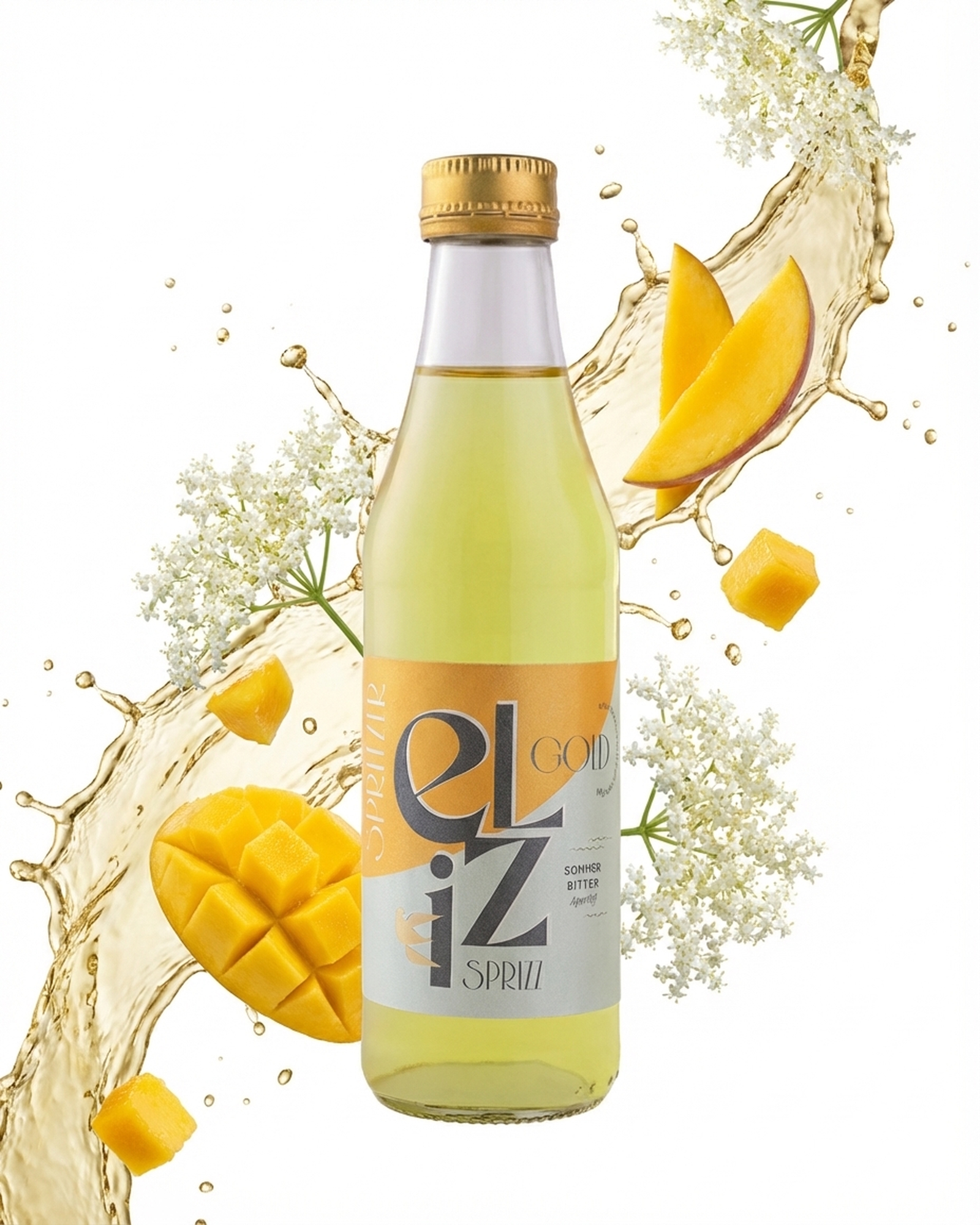 Eliz Sprizz Mango-Holunderblüte Spritzer 12 x 0,25 l trinkfertig