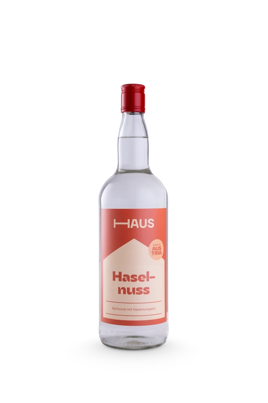 HAUS Haselnuss Schnaps | 33% Vol. | 1,0l