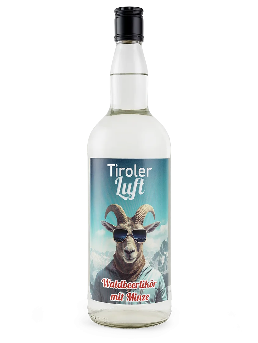 Tiroler Luft Pfefferminzlikör | Vol. 18% | 1,0l