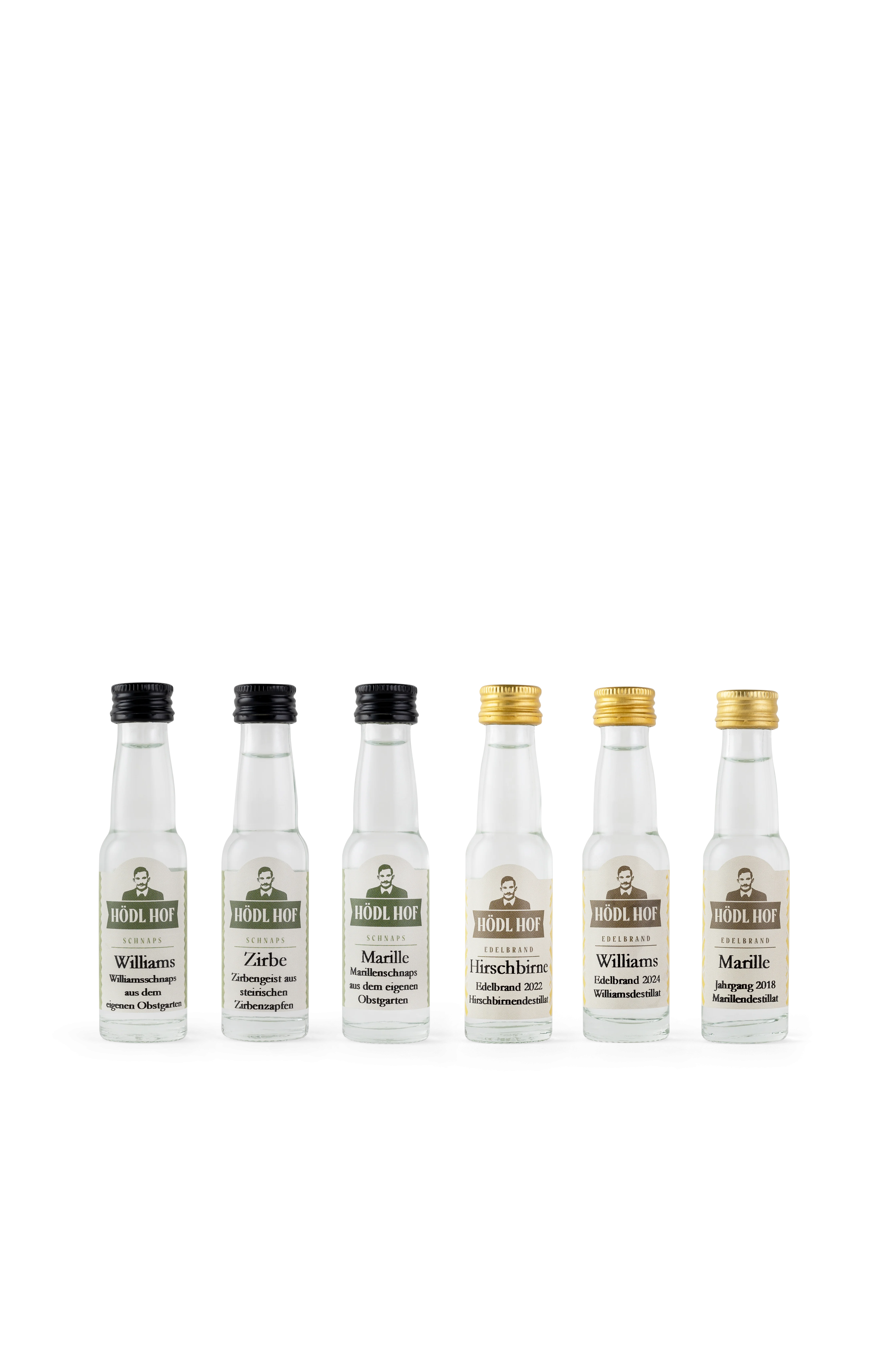 Hödl Hof Schnaps & Edelbrände Miniaturen Probierset | 6x0,02l