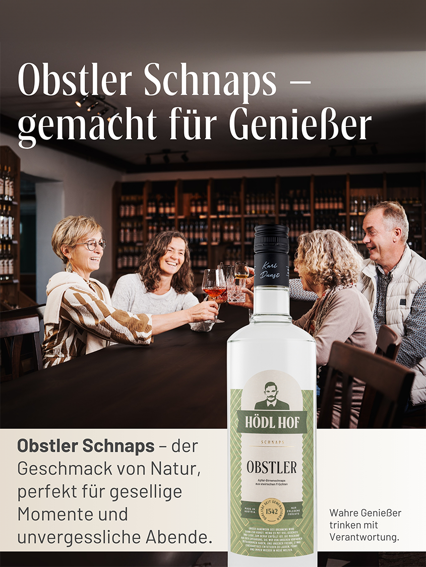 Hödl Hof Obstler Schnaps | 38% Vol. | 1,0l